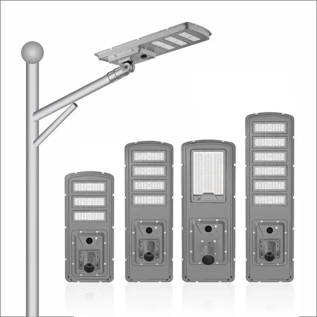 All-in-One Solar Street Light A05 - A05 Model IP65 Solar Powered - Urban Road, Parking Lot & Park Area Lighting (Photo 1 of 6)