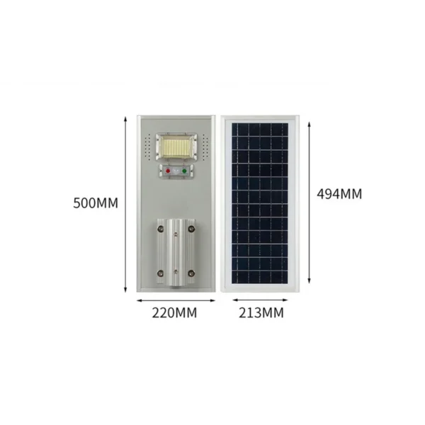 All-in-One Solar Street Light A09 - A09 Model IP65 Solar Powered - Urban Road, Parking Lot & Park Area Lighting (Photo 6 of 8)