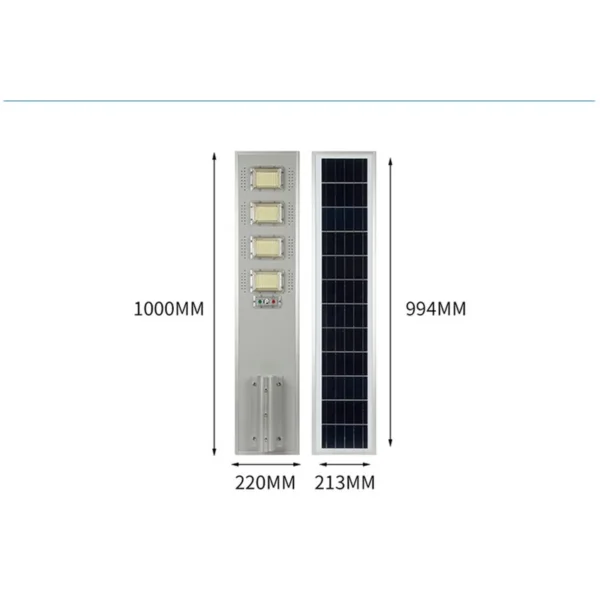 All-in-One Solar Street Light A09 - A09 Model IP65 Solar Powered - Urban Road, Parking Lot & Park Area Lighting (Photo 3 of 8)