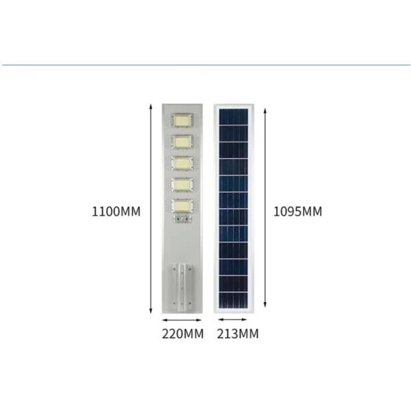 All-in-One Solar Street Light A09 - A09 Model IP65 Solar Powered - Urban Road, Parking Lot & Park Area Lighting (Photo 2 of 8)