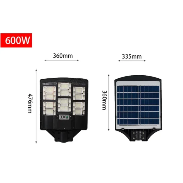 All-in-One Solar Street Light A13 - A13 Model IP65 Solar Powered - Urban Road, Parking Lot & Park Area Lighting (Photo 4 of 7)