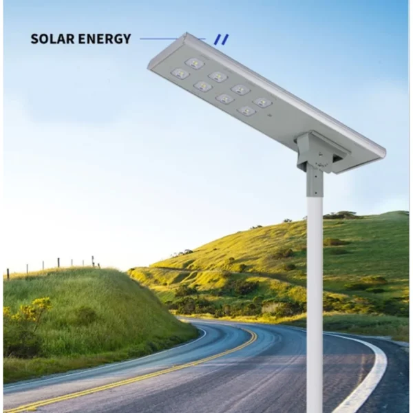 All-in-One Solar Street Light A17 - A17 Model IP65 Solar Powered - Urban Road, Parking Lot & Park Area Lighting (Photo 4 of 5)