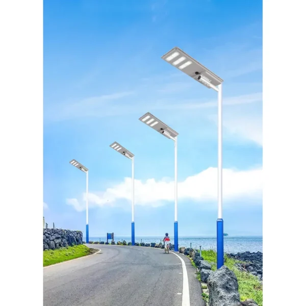 All-in-One Solar Street Light A19 - A19 Model IP65 Solar Powered - Urban Road, Parking Lot & Park Area Lighting (Photo 4 of 10)