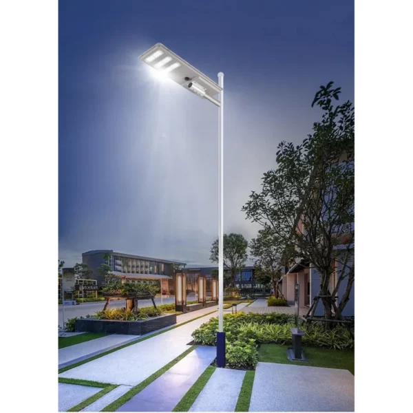 All-in-One Solar Street Light A19 - A19 Model IP65 Solar Powered - Urban Road, Parking Lot & Park Area Lighting (Photo 6 of 10)