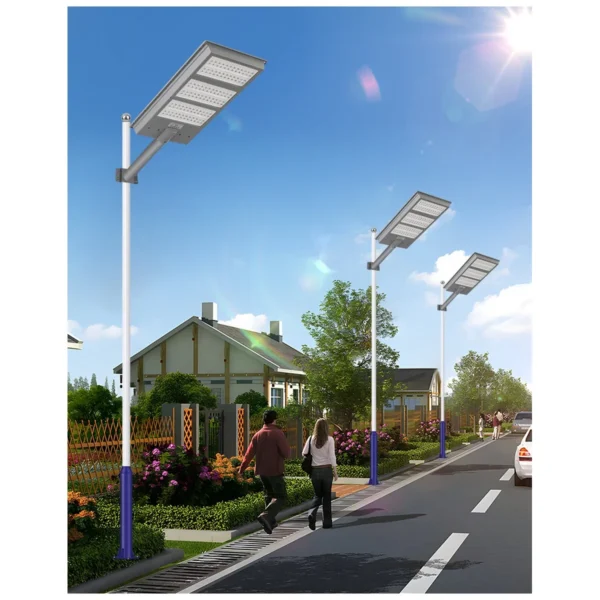 60W Solar Powered Street Light with Monocrystalline Panel - P60 IP65 Solar LED - Road & Parking Area Lighting (Photo 4 of 8)
